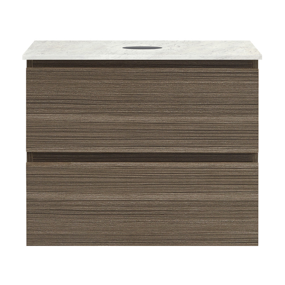 Evo + MyTop 600 Wall Cabinet Tabacco with Porcelain Top