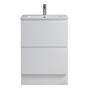 Pure Bianco 600 Floor Cabinet with Ceramic Top