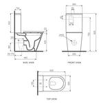 Linfa Wall Faced Suite Rimless (including Soft Close Seat) - Toilets