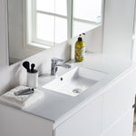 Pure Bianco 1200 Floor Cabinet with Single Ceramic Top - Vanity Cabinets