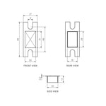 Latch Dust Box for 1A Passage & 6002 Privacy Latches