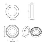 389-B Blank Rose
