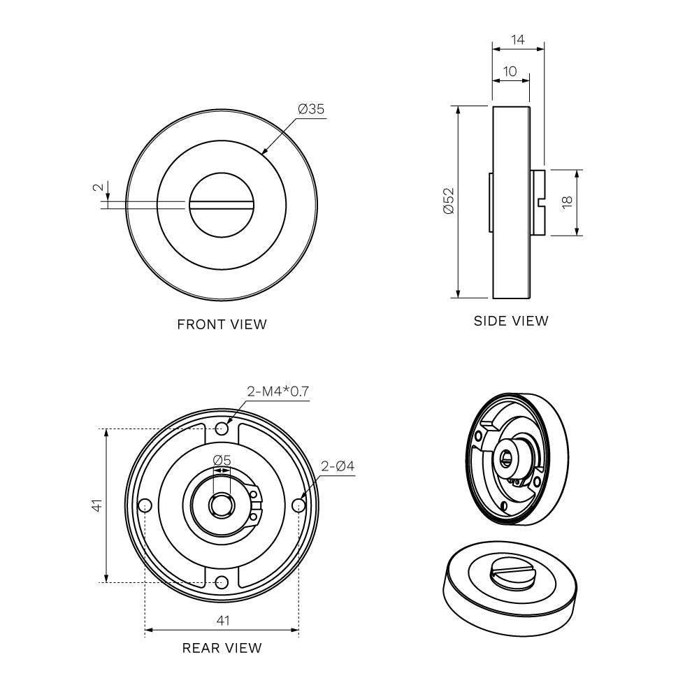 389-ES Emergency Release Escutcheon