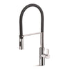 Libera Kitchen Mixer Chrome with Black Spring Spray