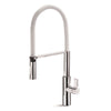 Libera Kitchen Mixer Chrome with White Spring Spray