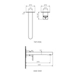 Linfa II Wall Mixer with Spout