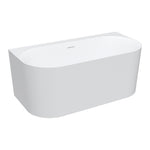 Linfa 1500 Back-to-Wall Freestanding Bath with Overflow