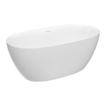Ellisse 1500 Freestanding Bath with Overflow