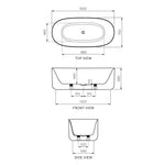 Float 1500 Freestanding Bath