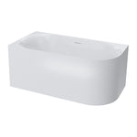 Linfa 1500 Corner Left Side Freestanding Bath with Overflow