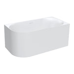 Linfa 1500 Corner Right Side Freestanding Bath with Overflow