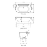 Loom 1670 Freestanding Bath