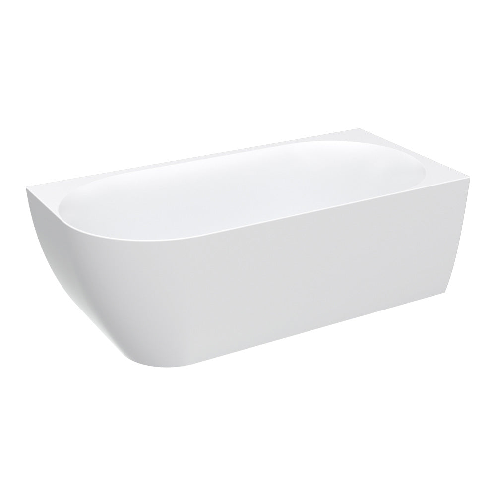 Ellisse 1700 Wall Faced Freestanding Bath (Left Hand Curve)