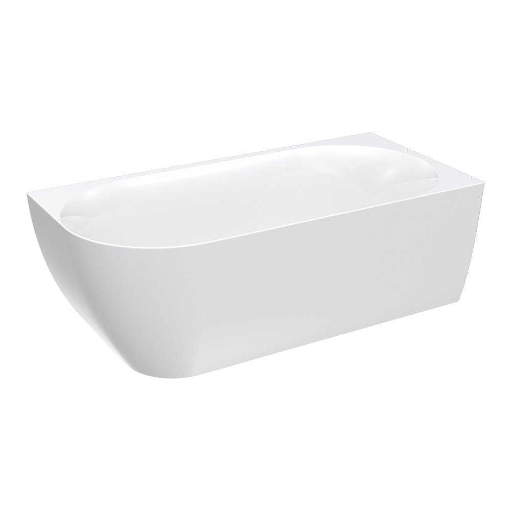 Ellisse 1700 Wall Faced Freestanding Bath (Left Hand Curve)