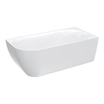Ellisse 1700 Wall Faced Freestanding Bath (Left Hand Curve)
