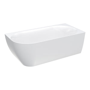 Ellisse 1700 Wall Faced Freestanding Bath (Left Hand Curve)
