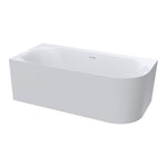 Linfa 1700 Corner Left Side Freestanding Bath with Overflow