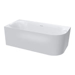 Linfa 1700 Corner Left Side Freestanding Bath with Overflow