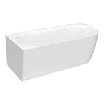 Ellisse 1700 Wall Faced Freestanding Bath (Right Hand Curve)