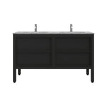 Arrivo 1400 Floor Cabinet with Marble Top and Double Wash Basin
