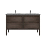 Arrivo 1400 Floor Cabinet with Marble Top and Double Wash Basin