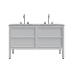 Arrivo 1400 Floor Cabinet with Marble Top and Double Wash Basin