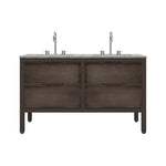 Arrivo 1400 Floor Cabinet with Marble Top and Double Wash Basin