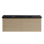 Bloom 1200 Wall Cabinet Sand Plus with Italian Ceramic Wash Basin