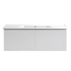 Bloom 1200 Wall Cabinet Matt White with Italian Ceramic Wash Basin