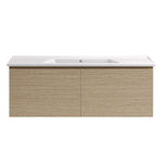 Bloom 1200 Wall Cabinet Sand Plus with Italian Ceramic Wash Basin