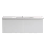 Bloom 1200 Wall Cabinet Matt White with Italian Ceramic Wash Basin