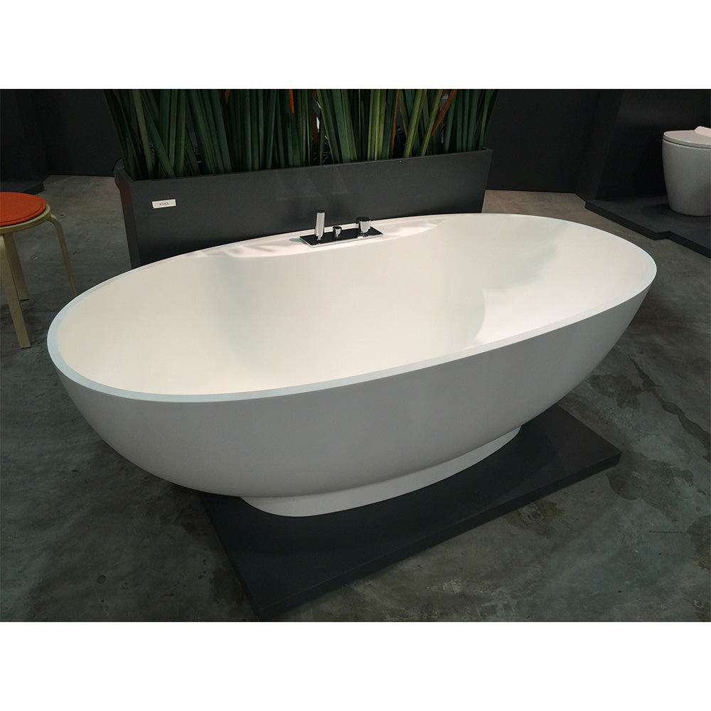 Loop 1700 Freestanding Stonetec Bath with Integrated Tap Set