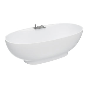 Loop 1700 Freestanding Stonetec Bath with Integrated Tap Set