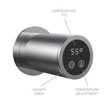 Tondo Heated Towel Rail 600mm with Controller