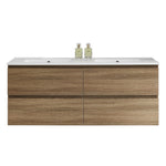 Evo II 1200 Wall Cabinet with Double Bowl Ceramic Top