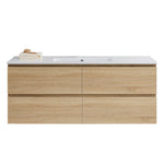 Evo II 1200 Wall Cabinet with Single Bowl Ceramic Top