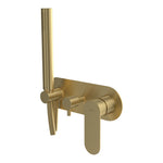 Ellisse II Wall Mixer with 2-Way Diverter with Handshower