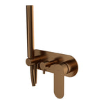 Ellisse II Wall Mixer with 2-Way Diverter with Handshower