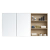 Feel 1600 Mirror Cabinet Open Shelves
