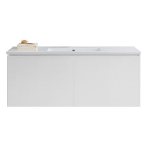 Forty Five 1200 Wall Cabinet with Single Ceramic Basin