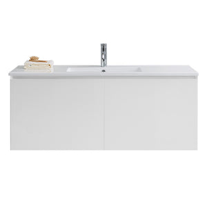 Forty Five 1200 Wall Cabinet with Single Ceramic Basin