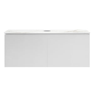 Forty Five 1200 Wall Cabinet with Jazz Bianco Marble Top O'gee Edge