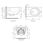 App Wall Hung Pan (Go Silent) - Toilets