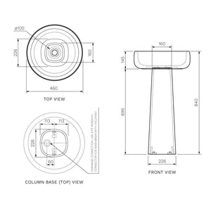 Bonola 46 Basin and Pedestal