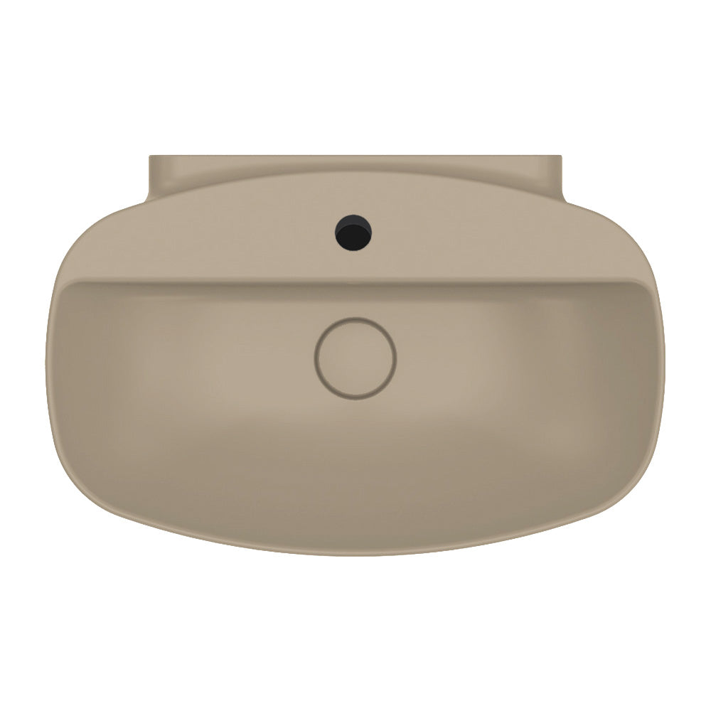 Nudaslim 60 Back to Wall Bench Basin with Tap Landing