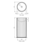 Monosettecento Freestanding Column Basin