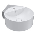 Twinset Slim 420 Wall Basin With Tap Ledge and Corner Bracket