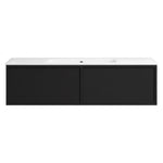 Float II 1200 Wall Cabinet with Ceramic Single Bowl Top