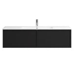 Float II 1200 Wall Cabinet with Ceramic Single Bowl Top