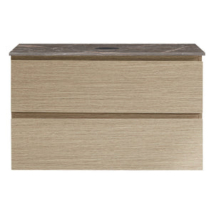 Evo + MyTop 800 Wall Cabinet Sand Plus with Porcelain Top